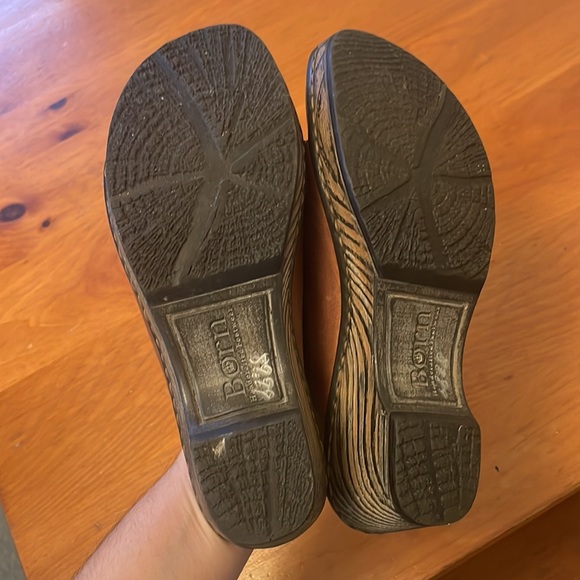 Born Leather Wedge Sandals - Picture 3 of 11